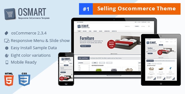 OSMART – Responsive osCommerce template