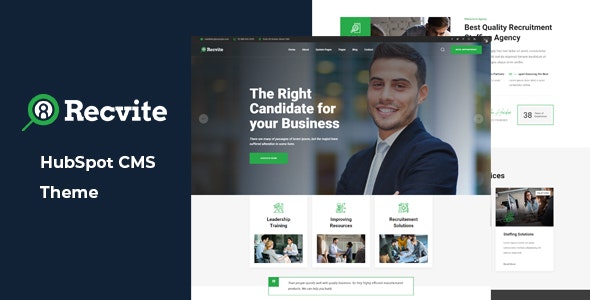 Recvite - Staffing Agency HubSpot Theme