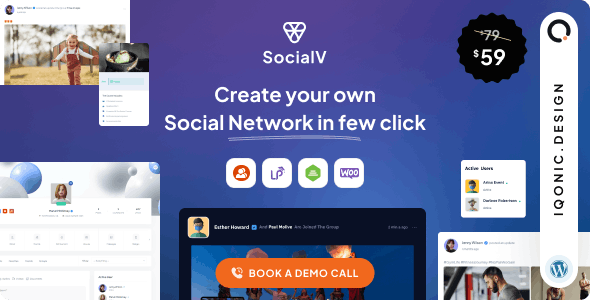SocialV - Social Network and Community BuddyPress Theme