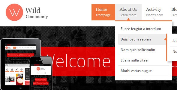 WildCommunity - BuddyPress Community Theme
